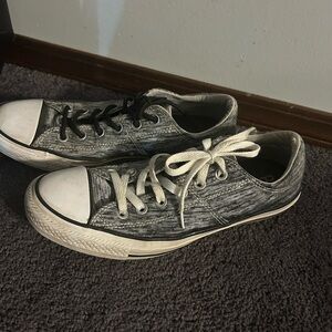 Converse Gray Low-Top Sneakers